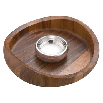 Nambe Butterfly Chip & Dip